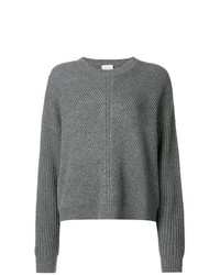 Женский серый вязаный свитер от Le Kasha