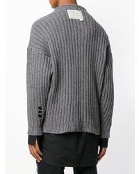 Мужской серый вязаный свитер от A-Cold-Wall*