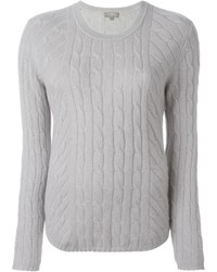 Женский серый вязаный свитер от N.Peal