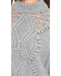 Женский серый вязаный свитер от 3.1 Phillip Lim