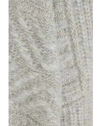 Женский серый вязаный свитер от J.Crew