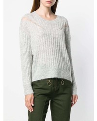 Женский серый вязаный свитер от IRO