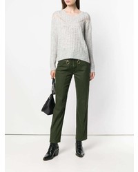 Женский серый вязаный свитер от IRO