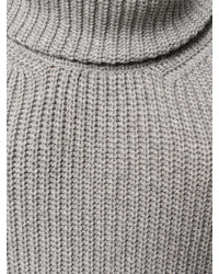 Женский серый вязаный свитер от Blugirl