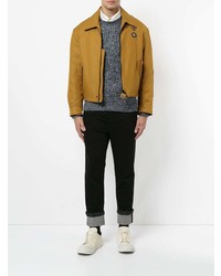 Мужской серый вязаный свитер от Loveless