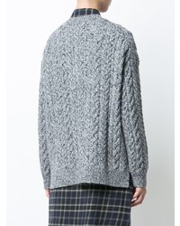 Женский серый вязаный свитер от Vince