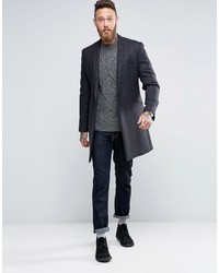 Мужской серый вязаный свитер от Asos