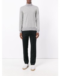 Мужской серый вязаный свитшот от Maison Margiela