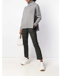 Серый вязаный свободный свитер от Hemisphere