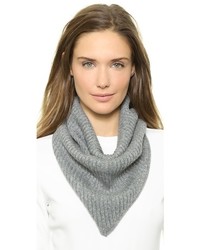 Женский серый вязаный шарф от A.L.C.