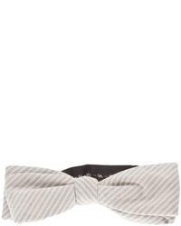 Мужской серый галстук-бабочка в вертикальную полоску от Rag and Bone