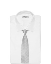 Мужской серый галстук в горошек от Favourbrook