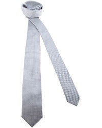 Мужской серый галстук в клетку от Dolce & Gabbana
