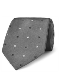 Мужской серый галстук с геометрическим рисунком от Turnbull & Asser