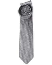 Мужской серый галстук с принтом от Lanvin