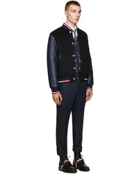 Мужской серый галстук от Thom Browne