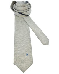 Мужской серый галстук от Pierre Cardin