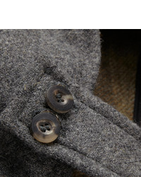 Мужской серый дафлкот