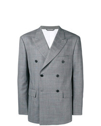 Мужской серый двубортный пиджак от Calvin Klein 205W39nyc