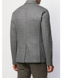 Мужской серый двубортный пиджак от Barena