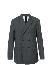 Мужской серый двубортный пиджак от Forme D'expression