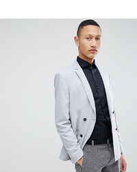 Мужской серый двубортный пиджак от Noak