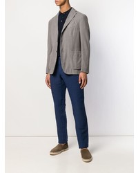 Мужской серый джинсовый пиджак от Boglioli