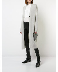 Серый длинный кардиган от Nili Lotan