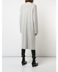 Серый длинный кардиган от Nili Lotan