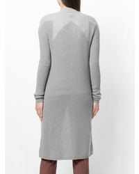 Серый длинный кардиган от Lorena Antoniazzi