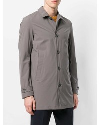 Мужской серый дождевик от Herno