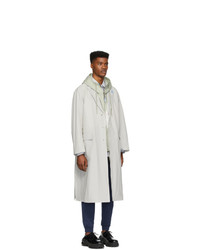 Мужской серый дождевик от Miharayasuhiro