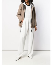 Женский серый дождевик от Brunello Cucinelli