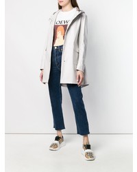 Женский серый дождевик от Herno