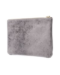 Серый замшевый клатч от Lancaster
