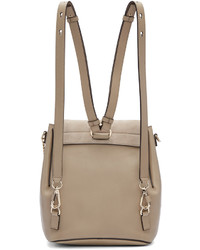 Женский серый замшевый рюкзак от Chloé