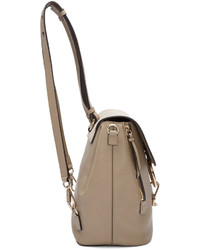 Женский серый замшевый рюкзак от Chloé