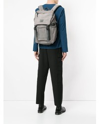 Мужской серый замшевый рюкзак от Makavelic