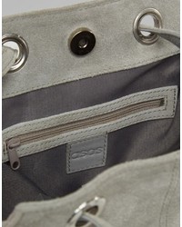 Женский серый замшевый рюкзак от Asos