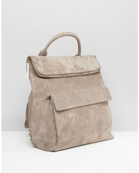 Женский серый замшевый рюкзак от Whistles