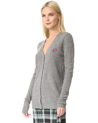 Женский серый кардиган от MCQ