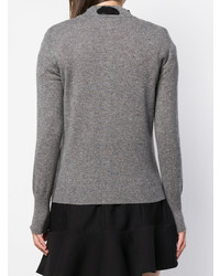 Женский серый кардиган от Blumarine