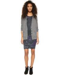 Женский серый кардиган от Raquel Allegra