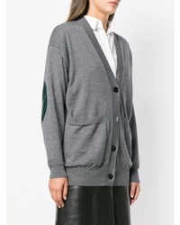 Женский серый кардиган от MM6 MAISON MARGIELA