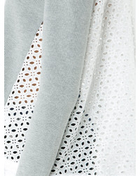 Женский серый кардиган от Sacai