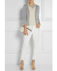 Женский серый кардиган от Miu Miu