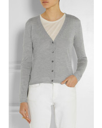 Женский серый кардиган от Miu Miu