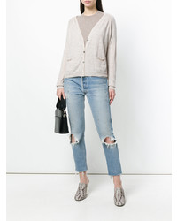 Женский серый кардиган от N.Peal