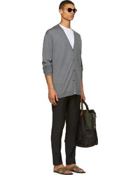 Мужской серый кардиган от Acne Studios