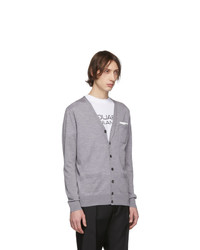 Мужской серый кардиган от DSQUARED2
